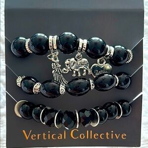 Vertical Collective 3 Piece Beaded Bracelet Set